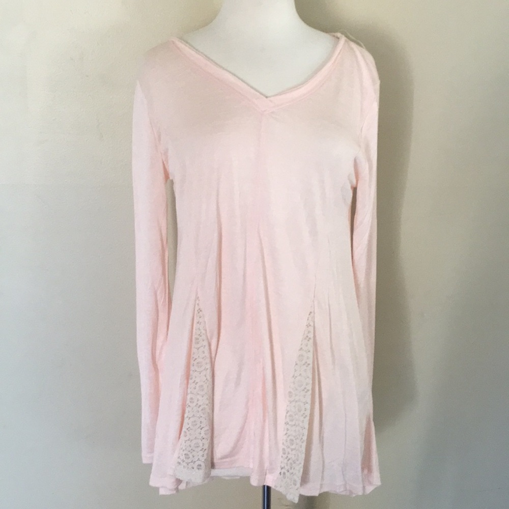 Ladies Hooded lace tunic top